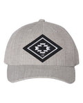 Heather Grey Premium Snapback Cap - SW Graphic