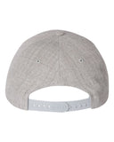 Heather Grey Premium Snapback Cap - UD Arrow Graphic