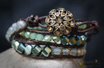 Green Goddess Wrap Bracelet